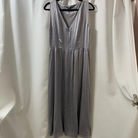 NWOT AT 100% Silk High Neck Dress - Picture 4 of 6